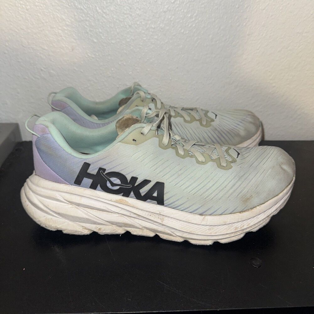 Hoka One One Rincon 3 Women's Size 10 D Running Shoes White